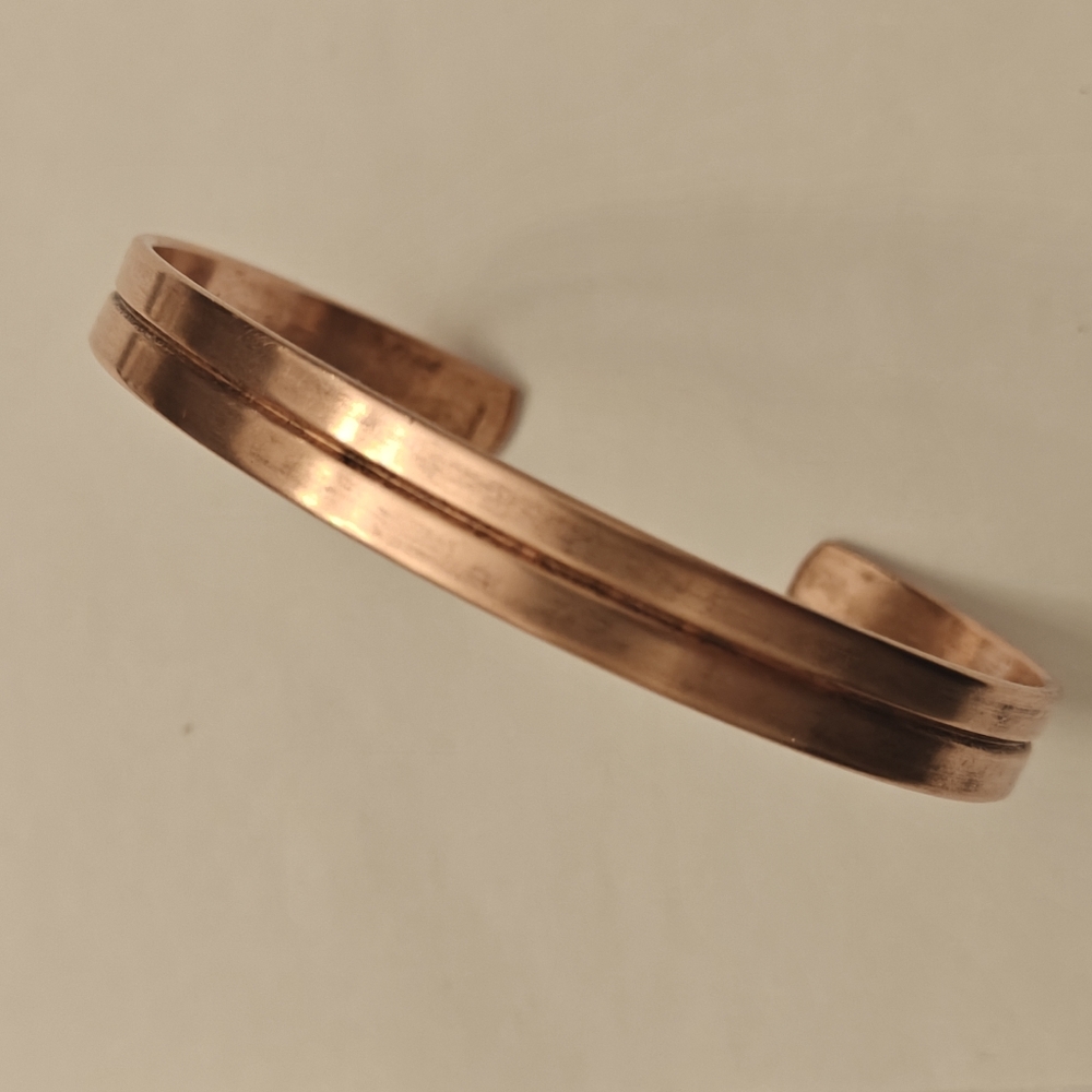 Vintage Unisex Solid Copper Bracelet